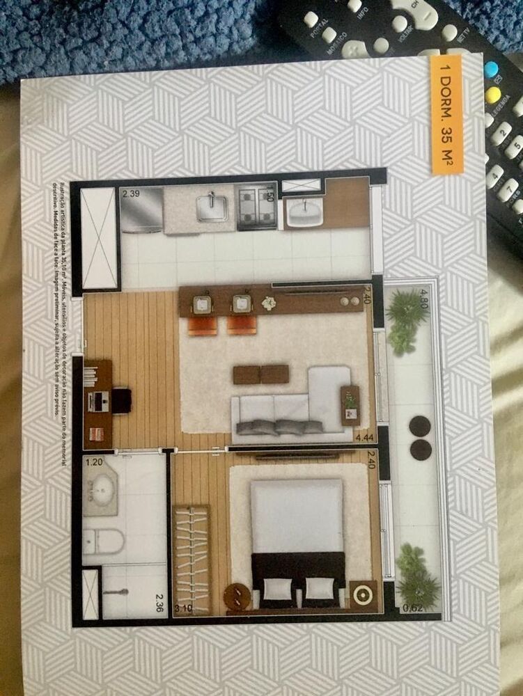 Apartamento à venda com 1 quarto, 35m² - Foto 6