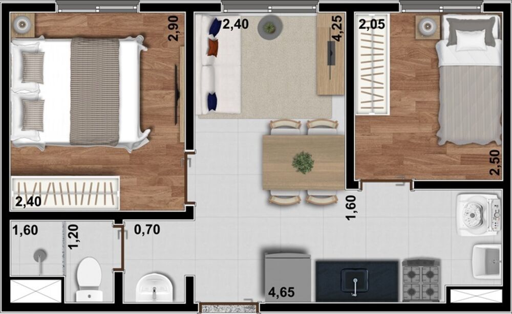 Apartamento, 1 quarto, 24 m² - Foto 20