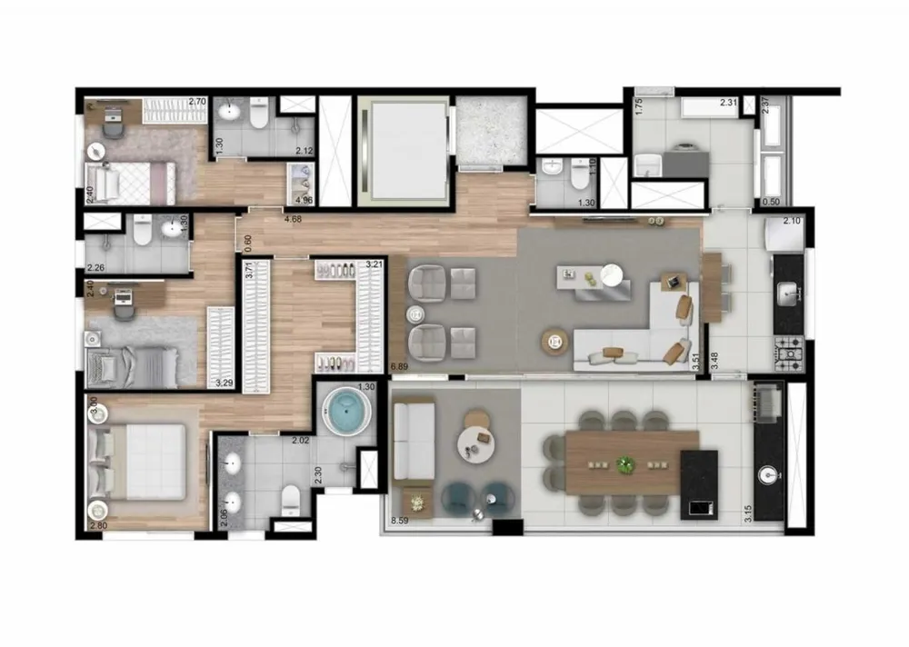 Apartamento, 3 quartos, 112 m² - Foto 5