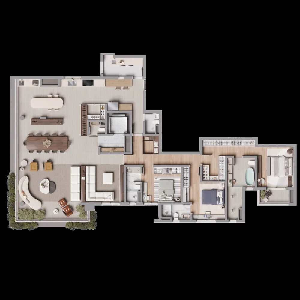 Apartamento, 4 quartos, 243 m² - Foto 5
