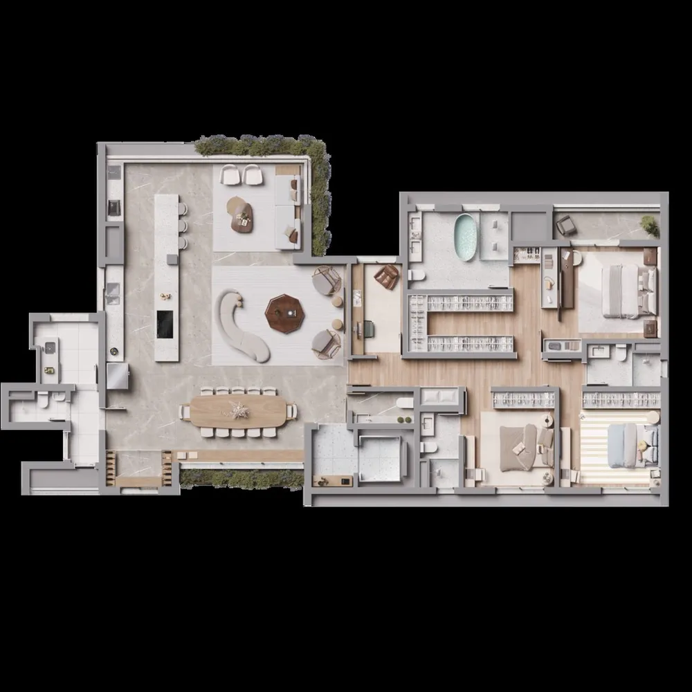 Apartamento, 4 quartos, 243 m² - Foto 6