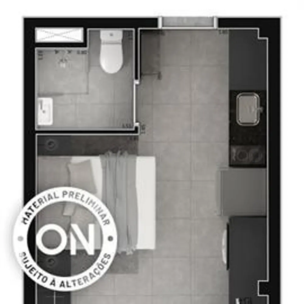 Apartamento, 1 quarto, 45 m² - Foto 12