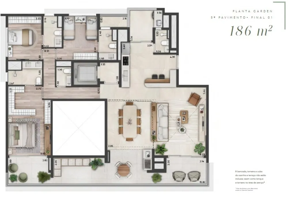 Apartamento, 3 quartos, 151 m² - Foto 27