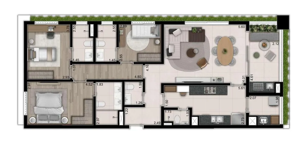 Cobertura, 3 quartos, 250 m² - Foto 7