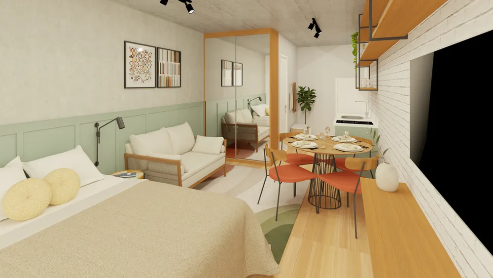 Apartamento, 1 quarto, 25 m² - Foto 8