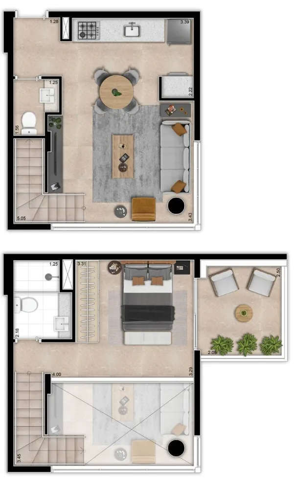 Apartamento, 1 quarto, 45 m² - Foto 12