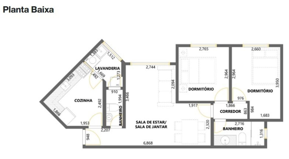 Apartamento, 2 quartos, 68 m² - Foto 15
