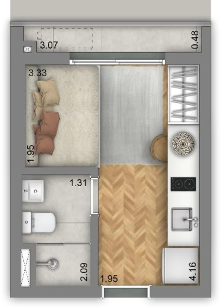 Cobertura, 3 quartos, 187 m² - Foto 10