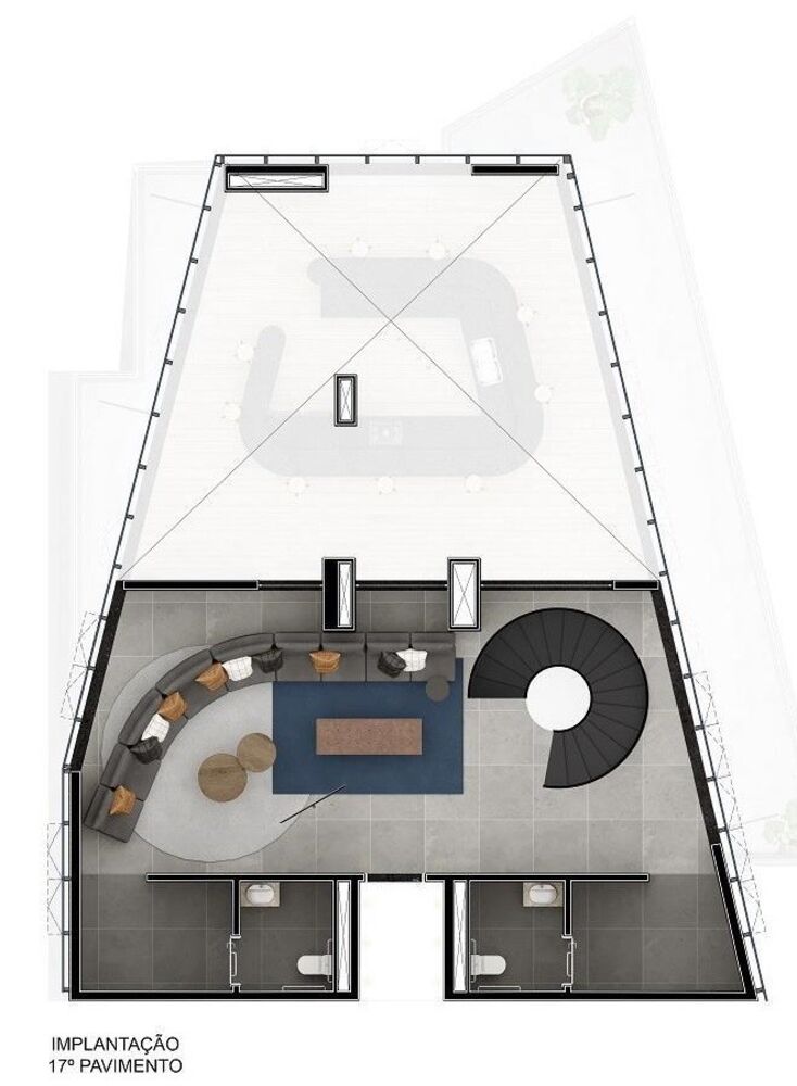 Apartamento, 1 quarto, 22 m² - Foto 2