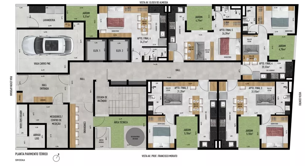 Apartamento, 2 quartos, 37 m² - Foto 7