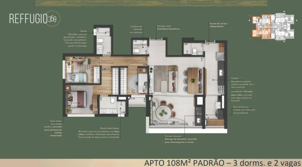 Apartamento, 3 quartos, 150 m² - Foto 6