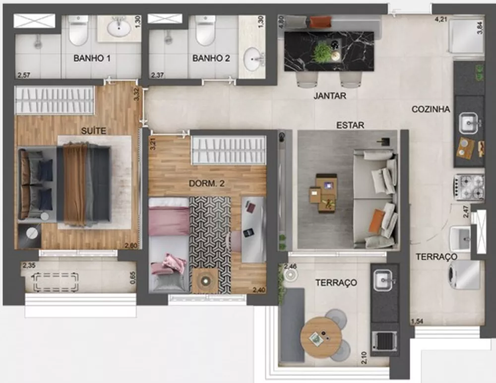 Apartamento, 1 quarto, 30 m² - Foto 24