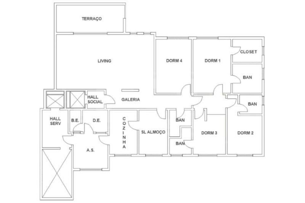 Apartamento, 4 quartos, 220 m² - Foto 2
