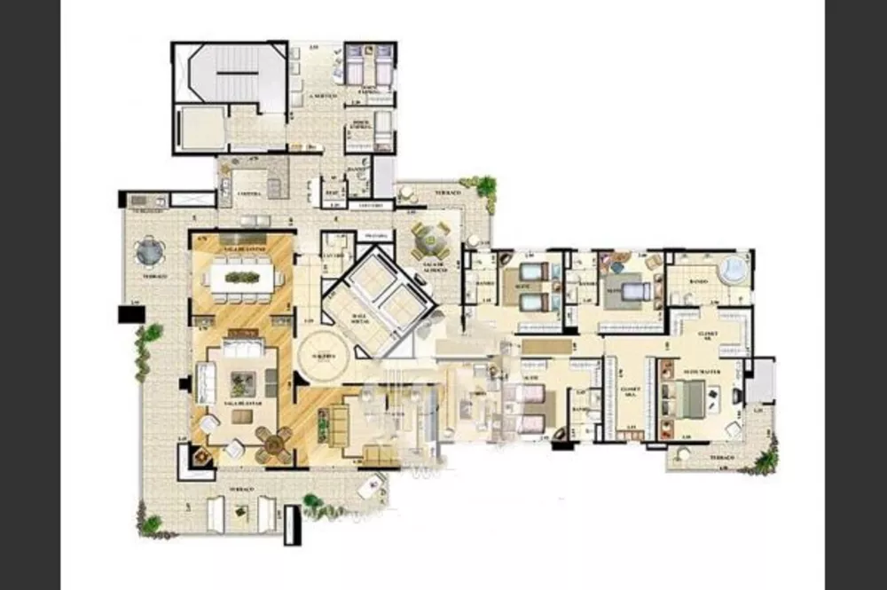 Apartamento, 4 quartos, 401 m² - Foto 2
