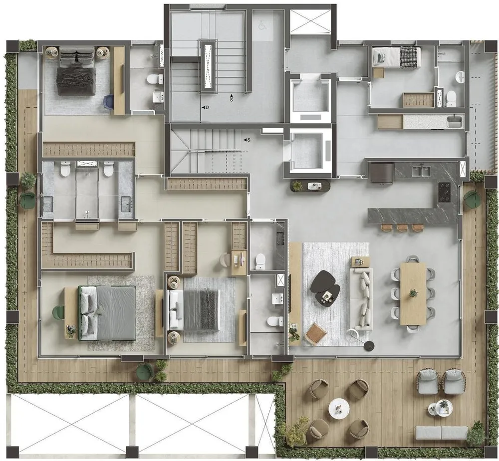 Cobertura, 3 quartos, 491 m² - Foto 7