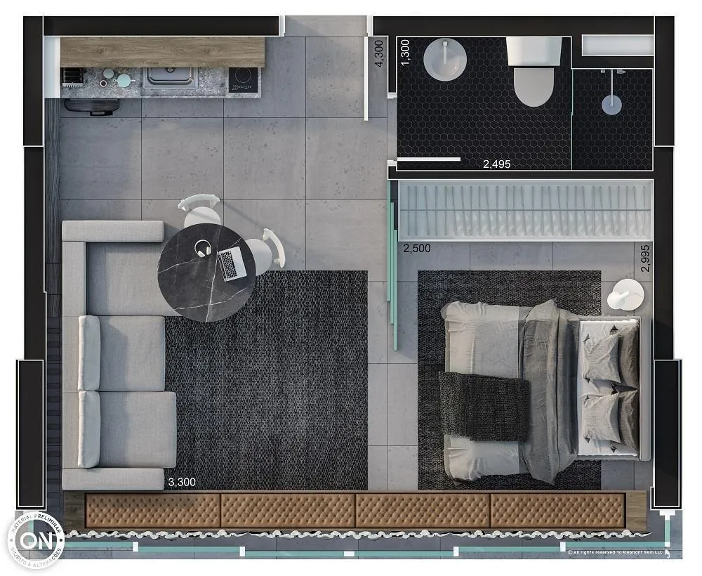 Apartamento, 1 quarto, 20 m² - Foto 12