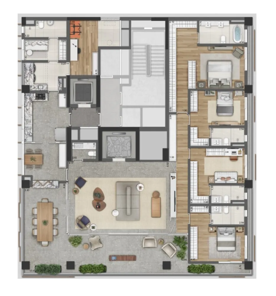 Apartamento, 3 quartos, 288 m² - Foto 8