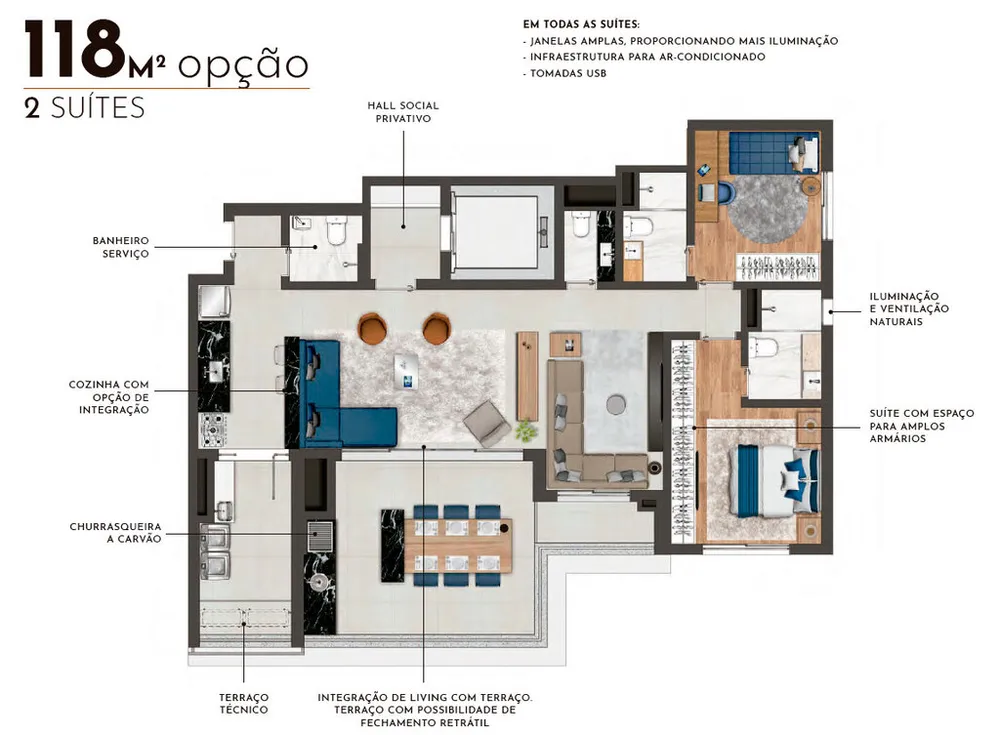 Cobertura, 3 quartos, 252 m² - Foto 8