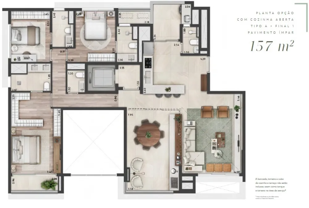 Apartamento, 3 quartos, 281 m² - Foto 8
