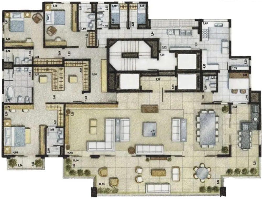 Apartamento, 4 quartos, 405 m² - Foto 5