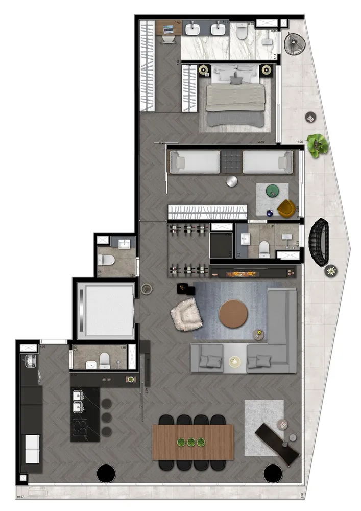 Apartamento, 1 quarto, 42 m² - Foto 11