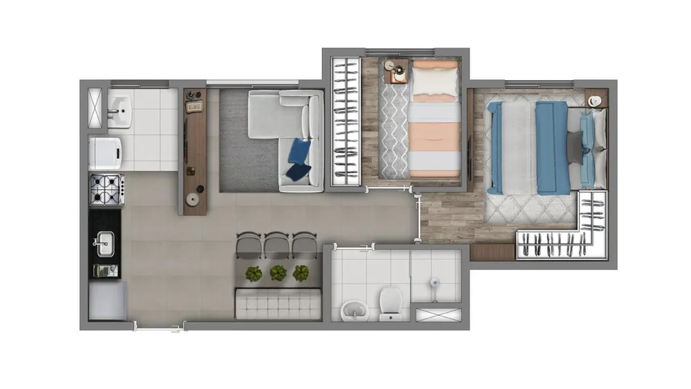 Apartamento, 2 quartos, 60 m² - Foto 5