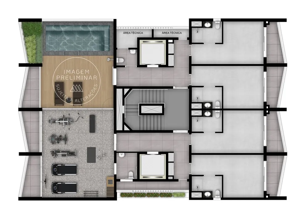 Apartamento, 1 quarto, 26 m² - Foto 6