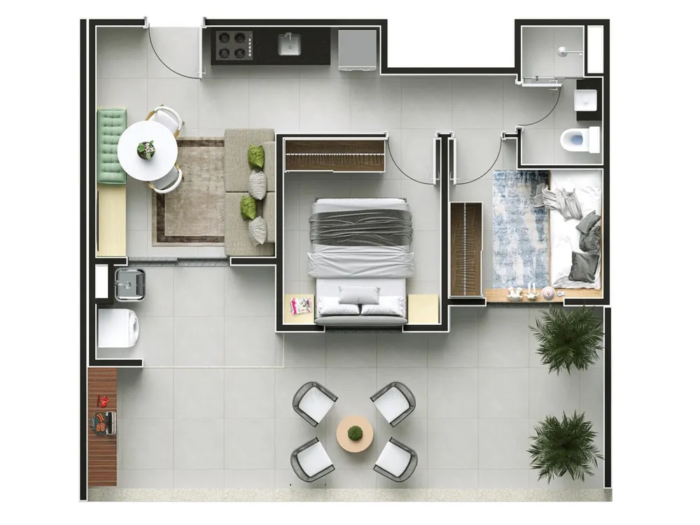 Apartamento, 1 quarto, 30 m² - Foto 8