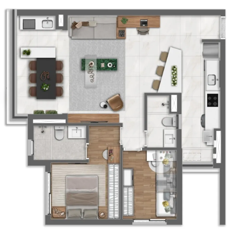 Apartamento, 2 quartos, 92 m² - Foto 8