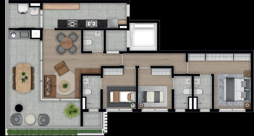 Apartamento, 3 quartos, 94 m² - Foto 8