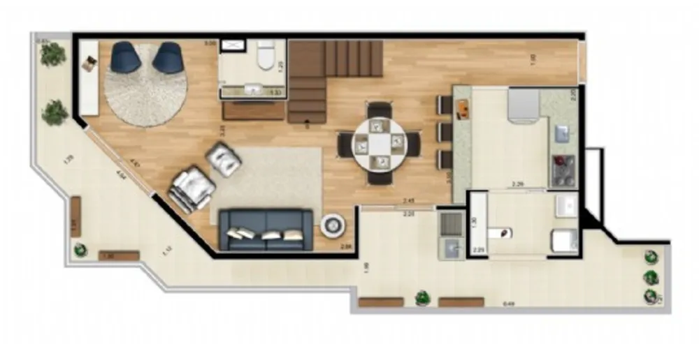 Apartamento, 2 quartos, 68 m² - Foto 7
