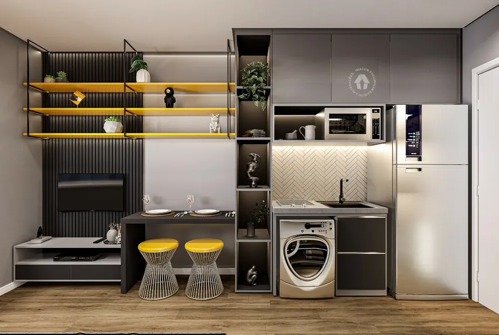 Apartamento, 1 quarto, 24 m² - Foto 2