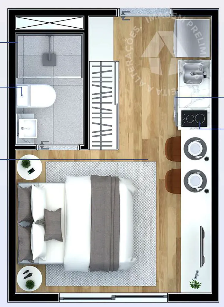 Apartamento, 1 quarto, 86 m² - Foto 10