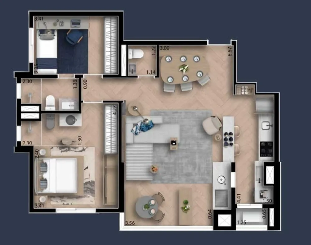 Apartamento, 3 quartos, 78 m² - Foto 6