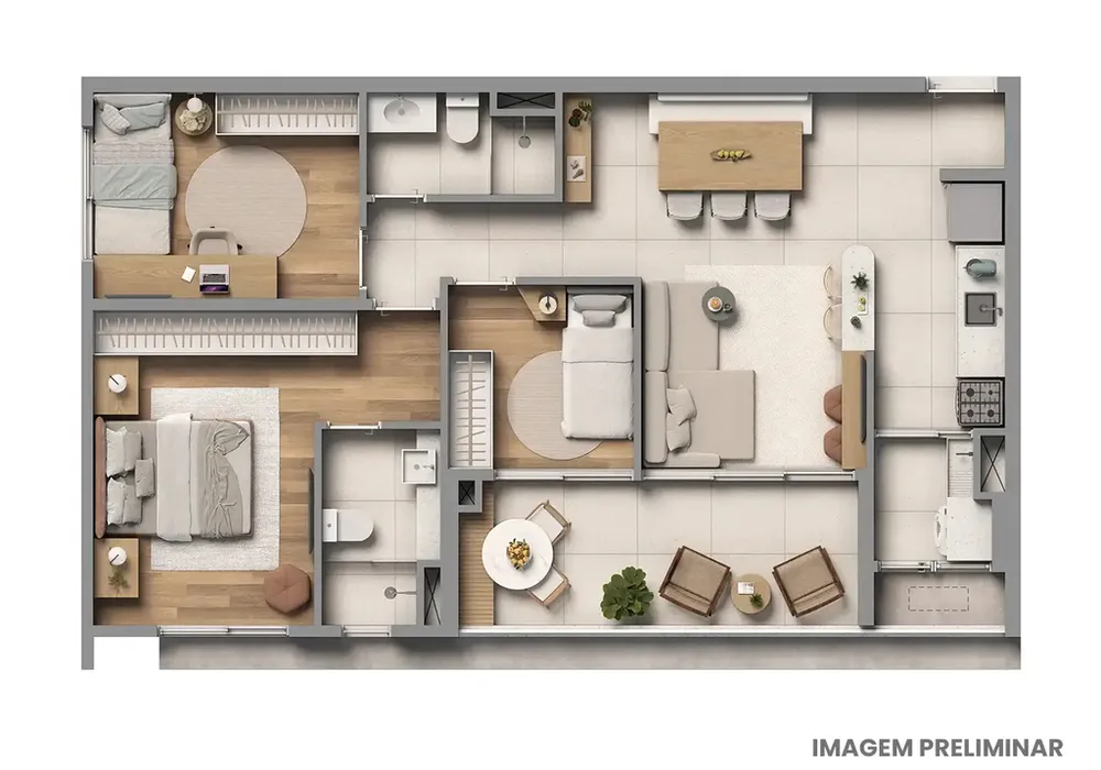 Apartamento, 2 quartos, 59 m² - Foto 10
