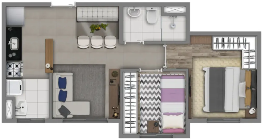 Apartamento, 2 quartos, 38 m² - Foto 11