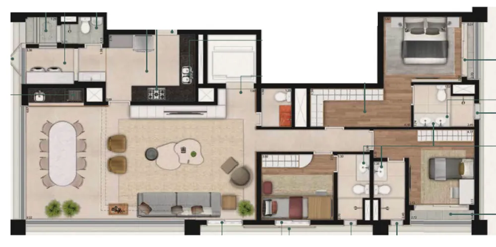 Apartamento, 3 quartos, 141 m² - Foto 5