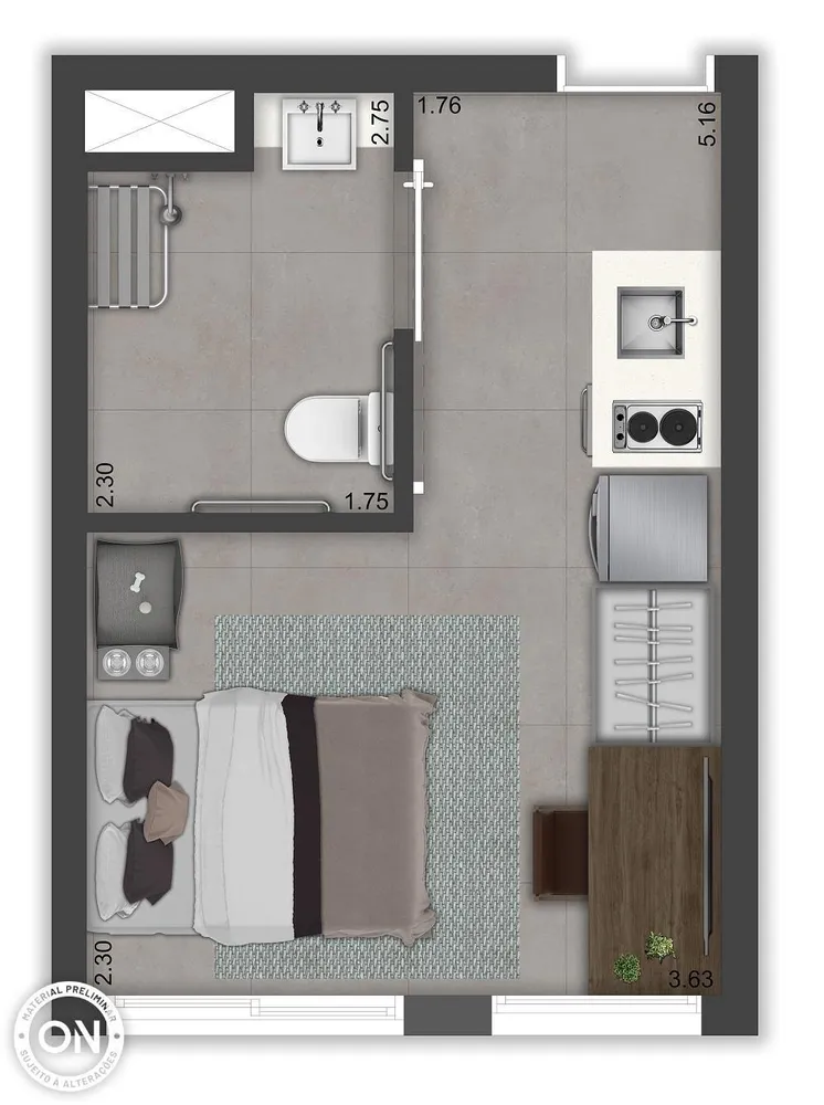Apartamento, 3 quartos, 77 m² - Foto 4