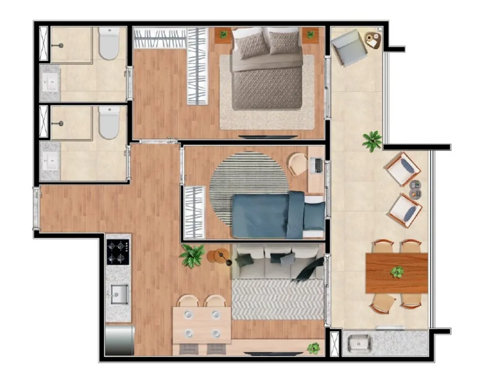 Apartamento, 1 quarto, 25 m² - Foto 12