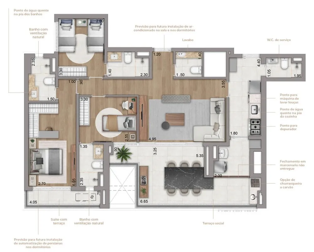 Apartamento, 3 quartos, 126 m² - Foto 11
