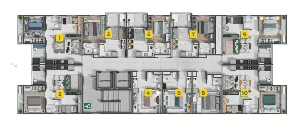 Apartamento, 1 quarto, 17 m² - Foto 12
