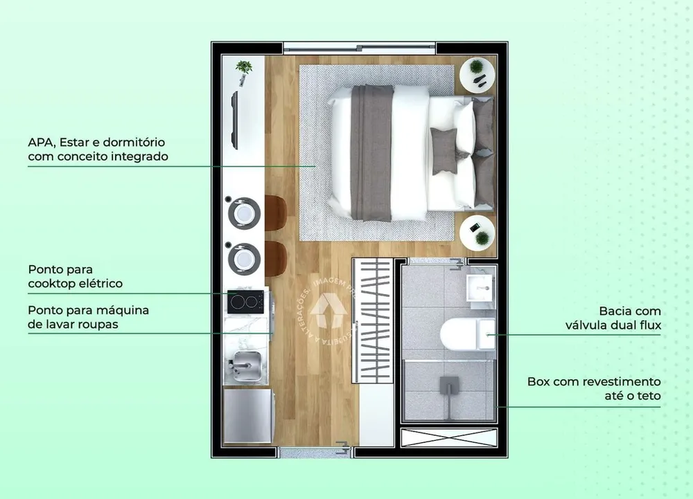 Apartamento, 1 quarto, 78 m² - Foto 12