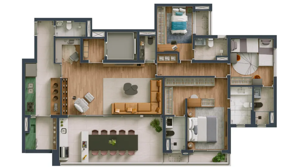 Apartamento, 3 quartos, 123 m² - Foto 10