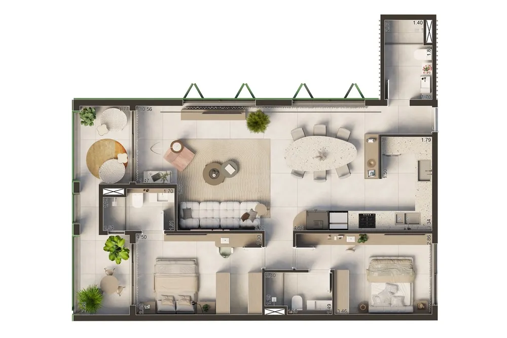 Apartamento, 2 quartos, 112 m² - Foto 8
