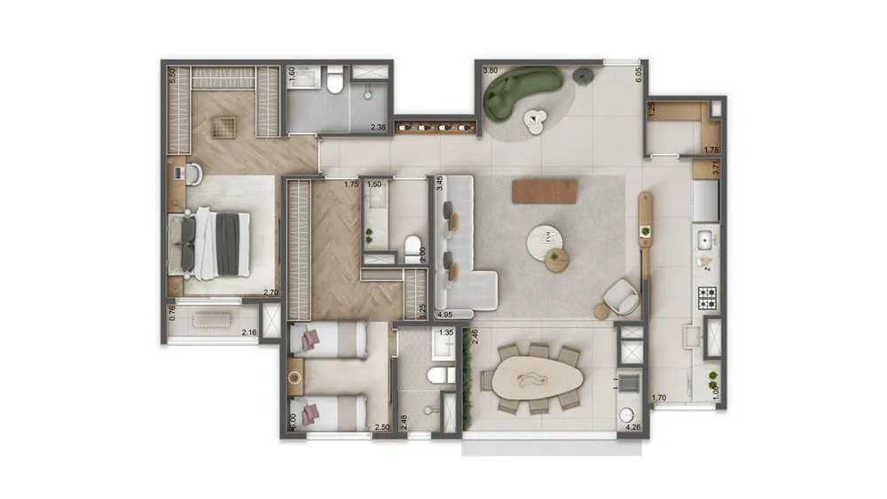 Apartamento, 3 quartos, 106 m² - Foto 11