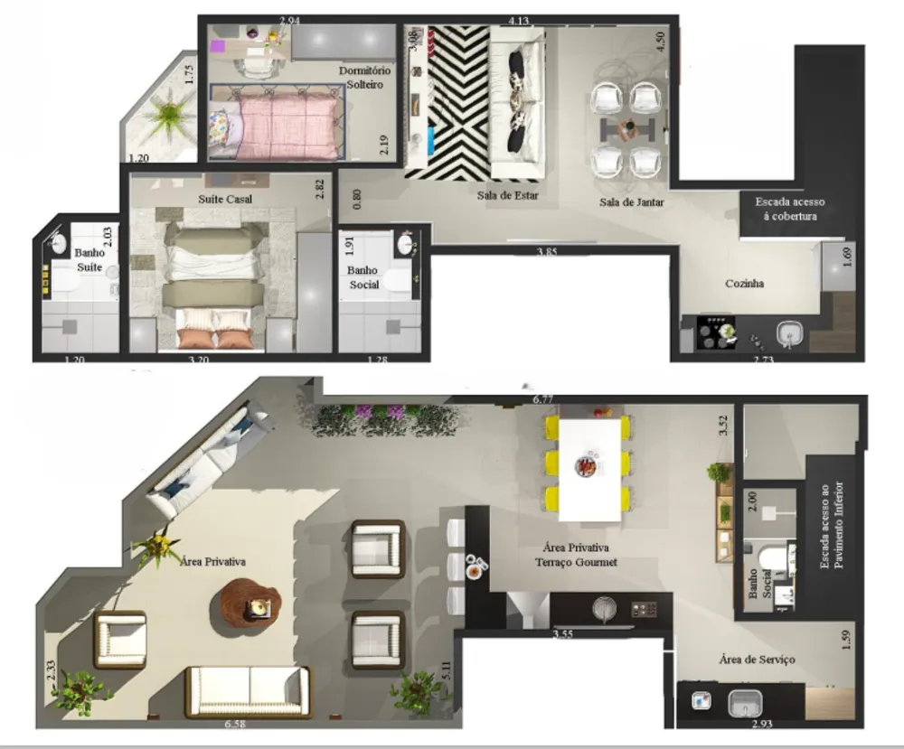 Apartamento, 2 quartos, 89 m² - Foto 2