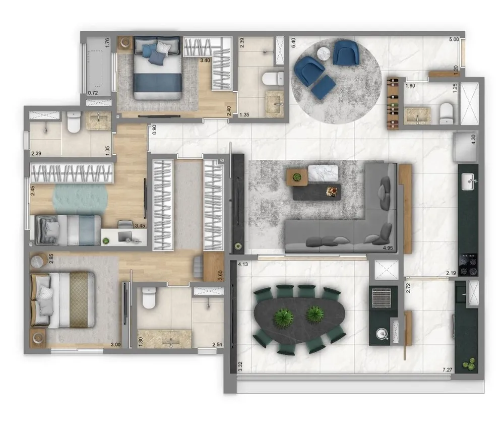 Apartamento, 2 quartos, 67 m² - Foto 7