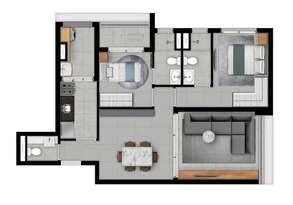 Apartamento, 2 quartos, 58 m² - Foto 10