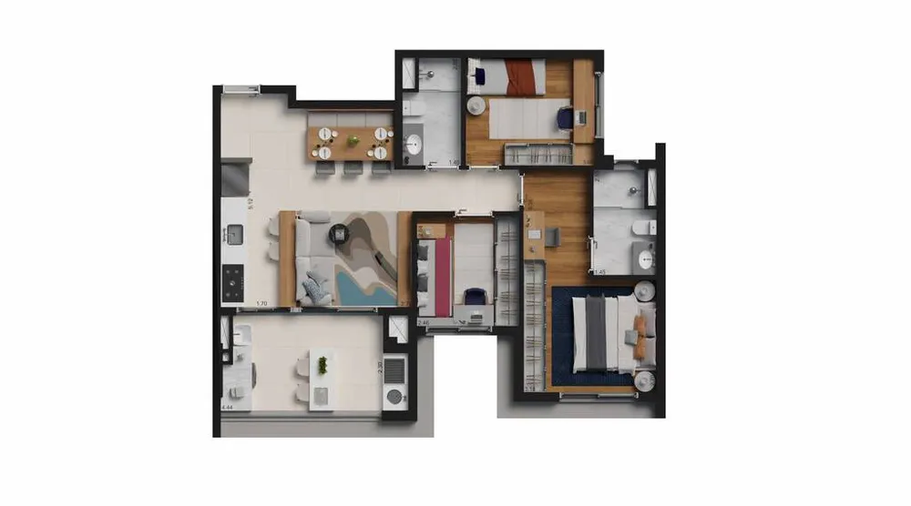 Apartamento, 2 quartos, 72 m² - Foto 5