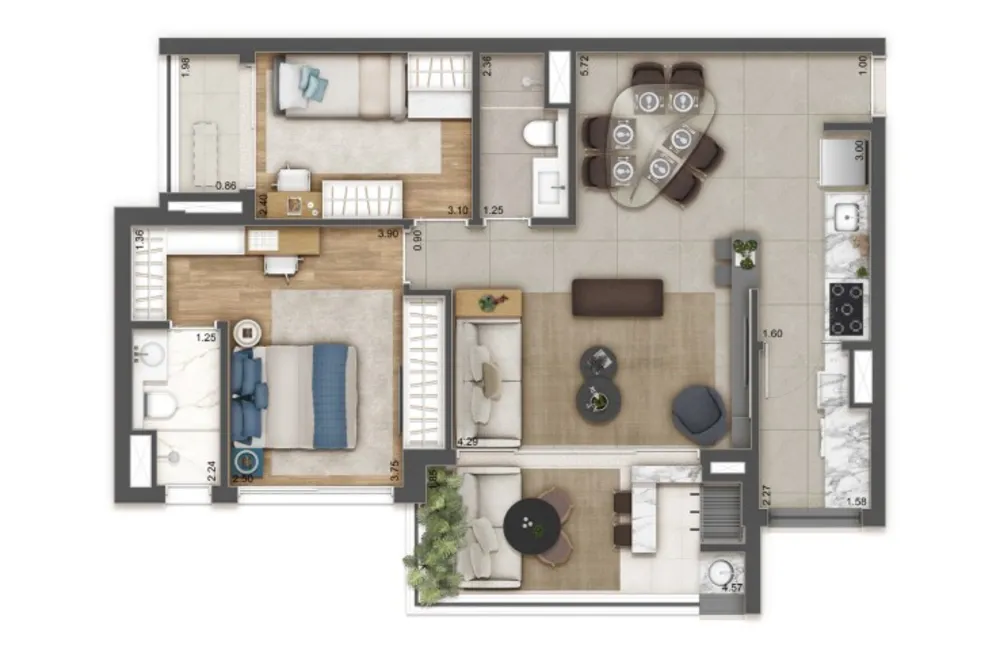 Apartamento, 1 quarto, 27 m² - Foto 8